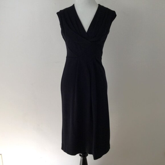 Banana Republic Black Sheath Dress 4 - Picture 2 of 9